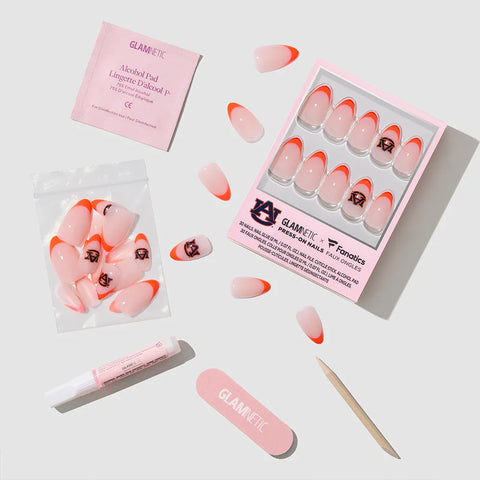 Auburn Tigers Press-On Nail Set