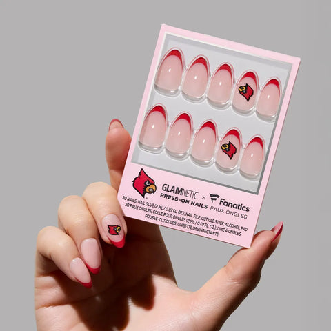 University of Louisville Cardinals Press-On Nail Set