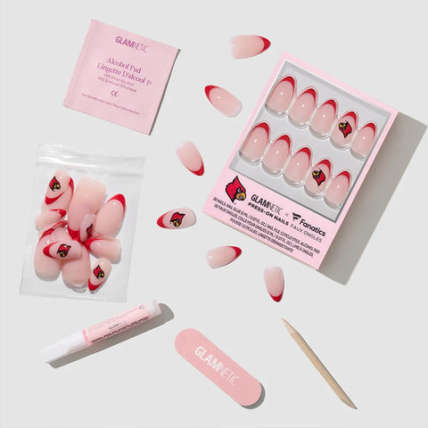 University of Louisville Cardinals Press-On Nail Set