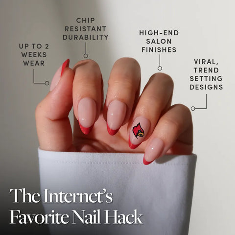 University of Louisville Cardinals Press-On Nail Set