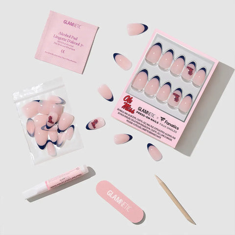 Mississippi Rebels Press-On Nail Set