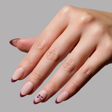 Mississippi State Bulldogs Press-On Nail Set
