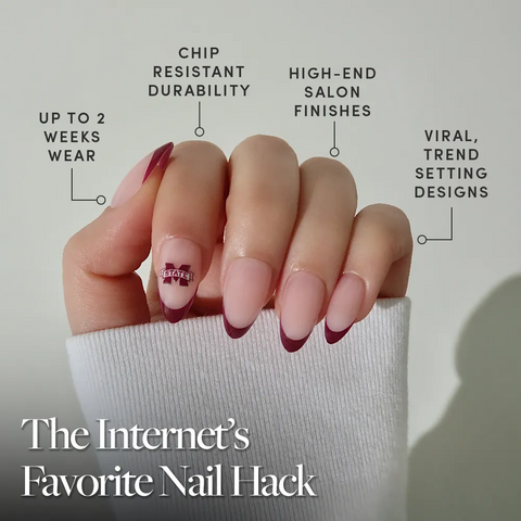 Mississippi State Bulldogs Press-On Nail Set