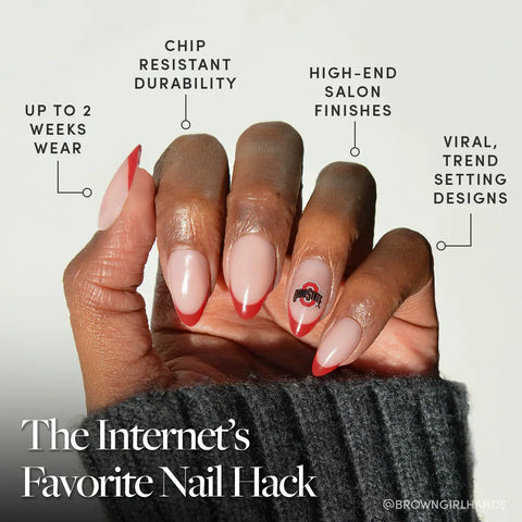 Ohio State Buckeyes Press-On Nail Set