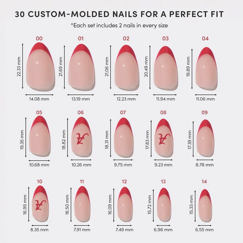 Alabama Crimson Tide Press-On Nail Set