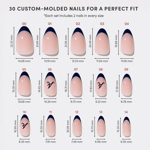 Atlanta Braves Press-On Nail Set