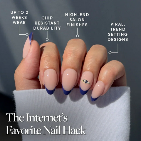 Baltimore Ravens Press-On Nail Set