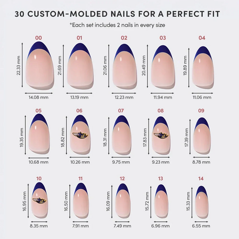 Baltimore Ravens Press-On Nail Set