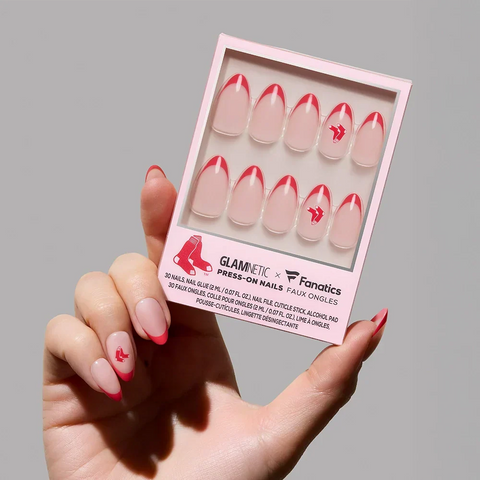 Boston Red Sox Press-On Nail Set
