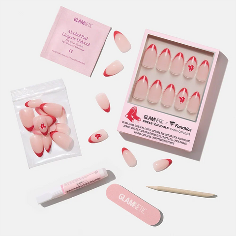 Boston Red Sox Press-On Nail Set