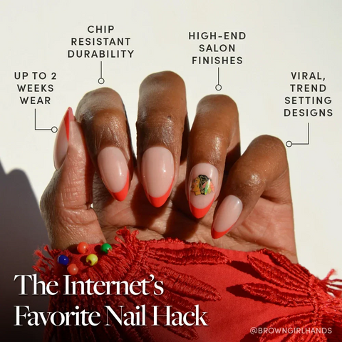Chicago Blackhawks Press-On Nail Set