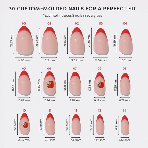 Cleveland Browns Press-On Nail Set