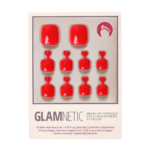 Fiery Red Toenail