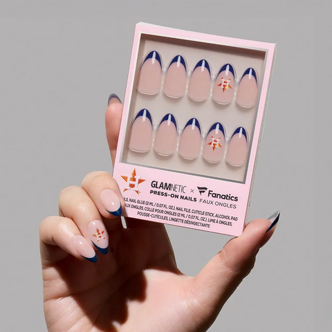 Houston Astros Press-On Nail Set
