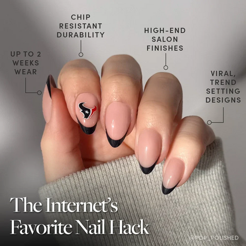 Houston Texans Press-On Nail Set