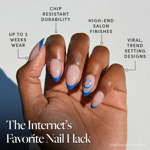 Indianapolis Colts Press-On Nail Set