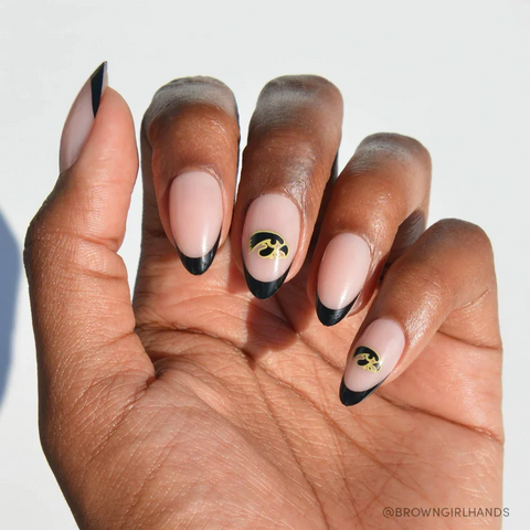 Iowa Hawkeyes Press-On Nail Set