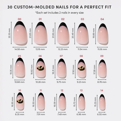 Iowa Hawkeyes Press-On Nail Set