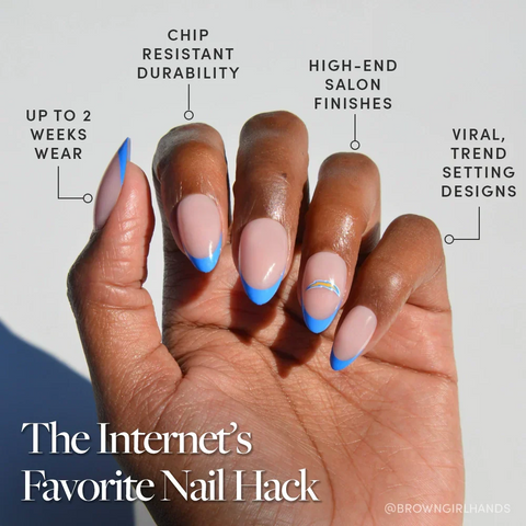 Los Angeles Chargers Press-On Nail Set