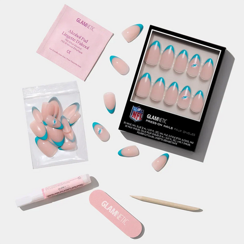 Miami Dolphins Press-On Nail Set