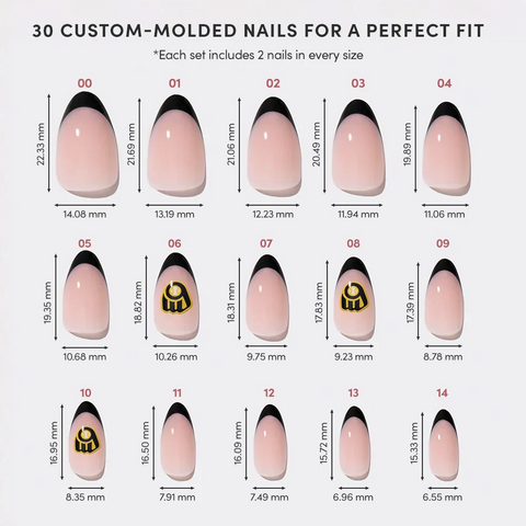 Milwaukee Brewers Press-On Nail Set