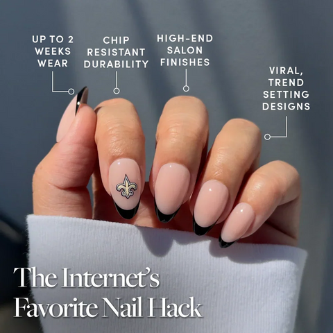 New Orleans Saints Press-On Nail Set