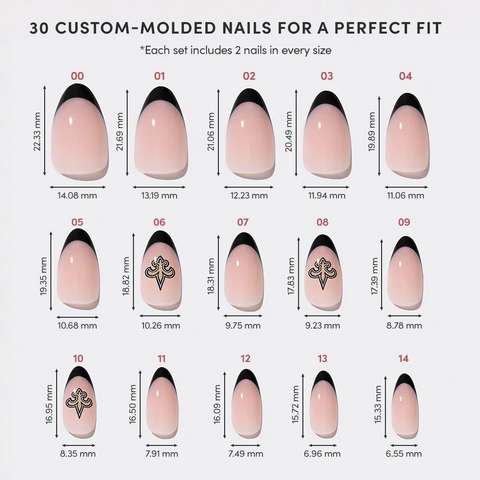 New Orleans Saints Press-On Nail Set