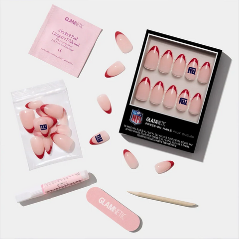 New York Giants Press-On Nail Set
