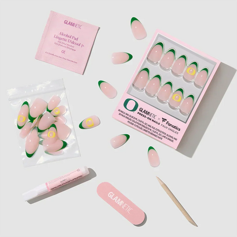 Oregon Ducks Press-On Nail Set