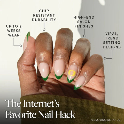 Oregon Ducks Press-On Nail Set