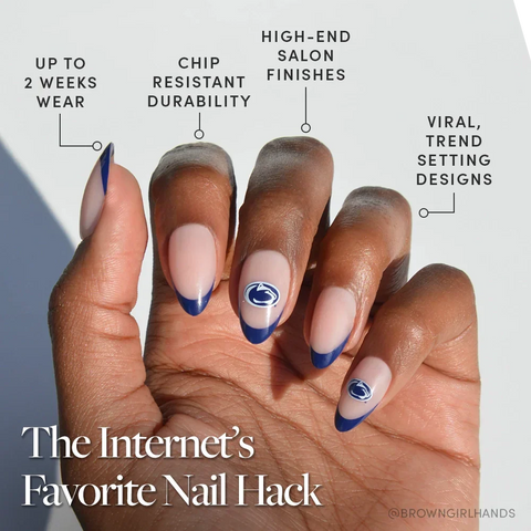 Penn State Nittany Lions Press-On Nail Set
