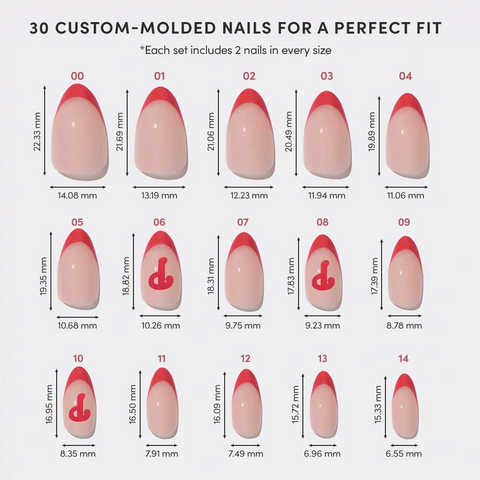 Philadelphia Phillies Press-On Nail Set