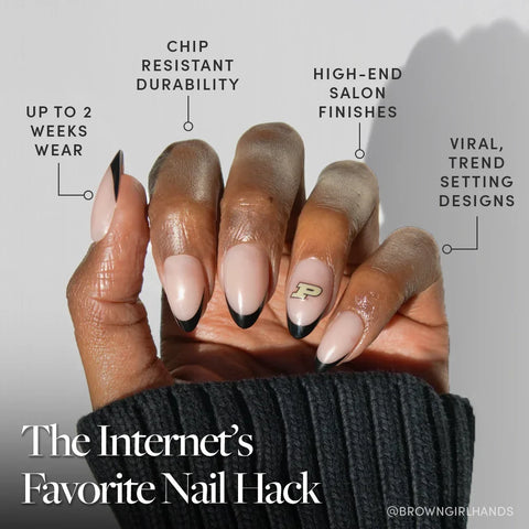 Purdue Boilermakers Press-On Nail Set