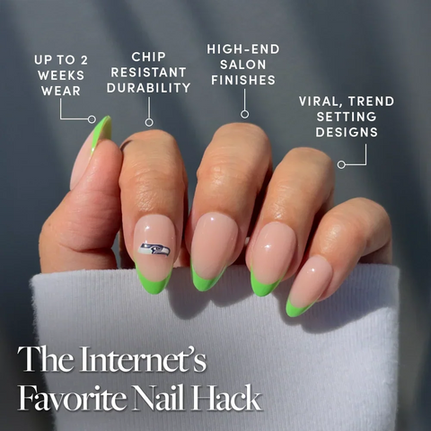 Seattle Seahawks Press-On Nail Set