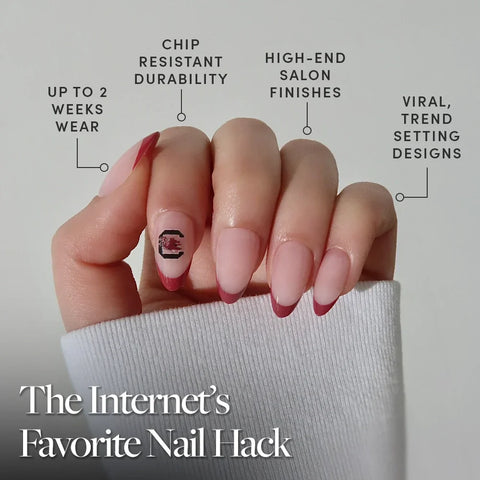 South Carolina Gamecocks Press-On Nail Set