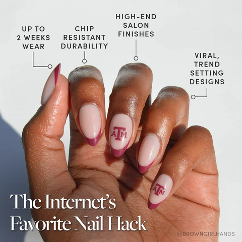 Texas A&M Aggies Press-On Nail Set