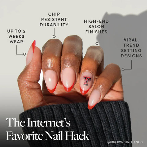 Texas Tech Red Raiders Press-On Nail Set