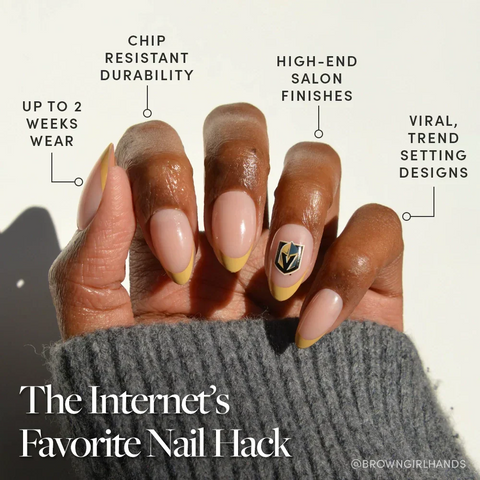 Vegas Golden Knights Press-On Nail Set