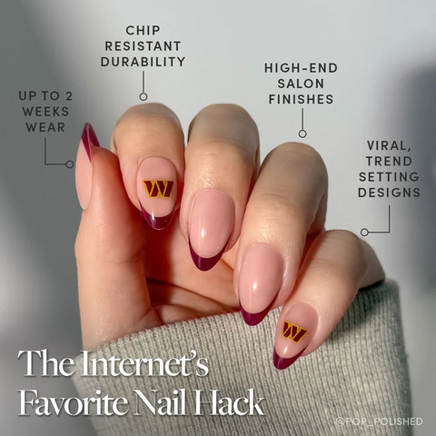 Washington Commanders Press-On Nail Set